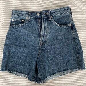 Everlane a-line denim shorts